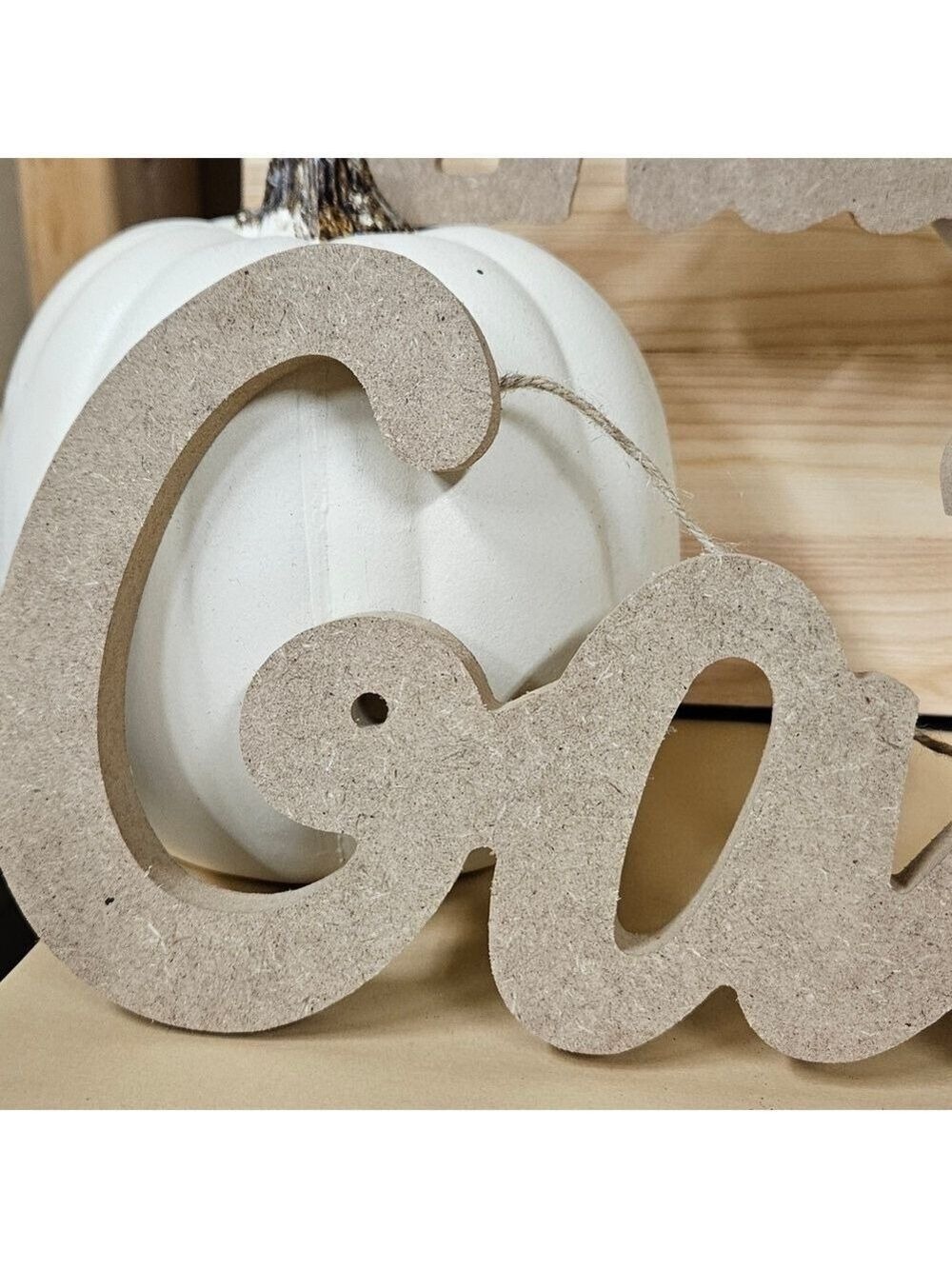 Rustic Thankful & Gather Craft Signs - Picture 2 of 5
